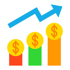 Profits Flat Icon