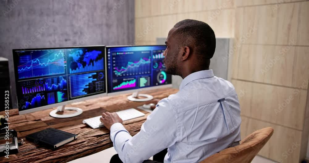 Poster business data analytics dashboard