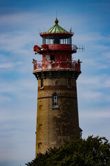 Fototapeta na wymiar The lighthouse on the island of Rügen at Cape Arkona