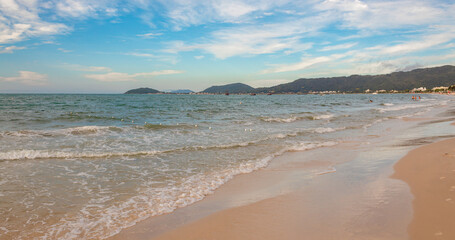 praia de Canasvieiras Florianopolis brasil