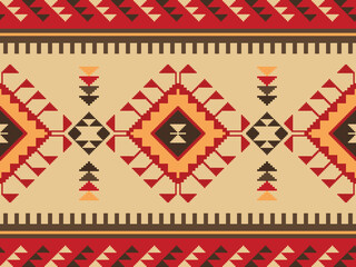 Ethnic seamless pattern. Tribal print, kilim. Can be used as wall and floor carpets, bedspreads, tablecloths, rug, as an element of decor, etc.