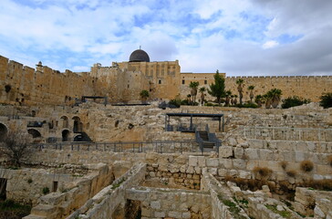 Fototapeta na wymiar Al-Aqsa Mosque in Jerusalem