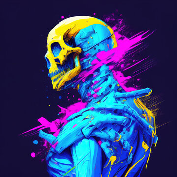 Cyberpunk Style Generative AI Illustration