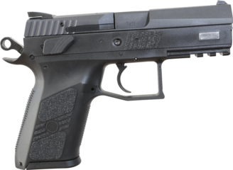 Semi automatic handgun in 9 mm