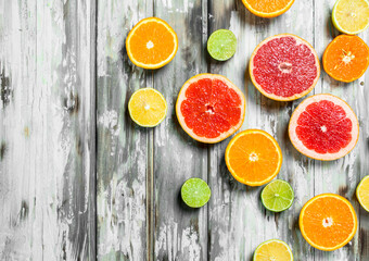 Juicy sweet citrus.