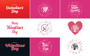 Fototapeta na wymiar Be My Valentine Valentine's holiday lettering for greeting card