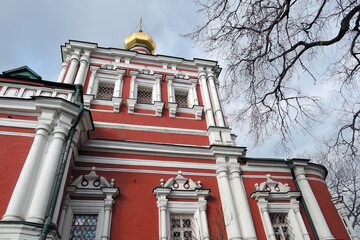 Novodevichy convent in Moscow. Popular landmark.