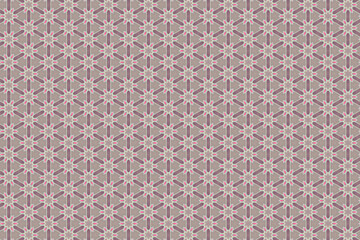 Fototapeta premium Seamless Painting Geometric Symmetry Print Fabric Wrapping Textile Tile Background Texture Graphic Design Fashion Interior Style Wallpaper Creativity Shape Art Vintage Creative Pattern