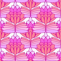 Floral seamless flower pattern for fabrics and textiles and packaging and gifts and cards and linens and kids