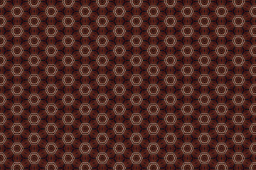 Seamless Unique Textile Geometry Shape Monochrome Fabric Line Sketch Design Geometric Decorative Graphic Art Arabic Tile Texture Background Wallpaper Pattern