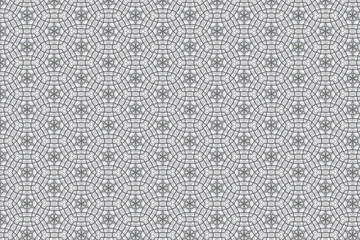 Seamless Modern Art Graphic Backdrop Shape Geometric Print Fabric Texture Textile Design Background Wallpaper Pattern