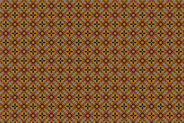 Seamless Modern Art Graphic Backdrop Shape Geometric Print Fabric Texture Textile Design Background Wallpaper Pattern