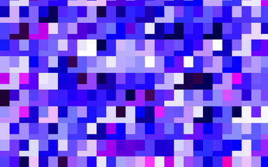 Light Blue, Red vector background with rectangles.