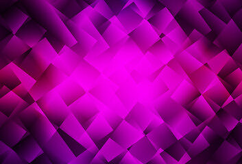 Dark Purple vector background in polygonal style.