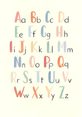 Alphabet Poster
