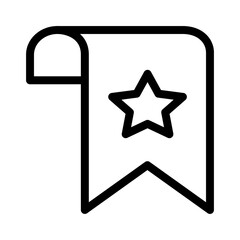 Bookmark icon template PNG