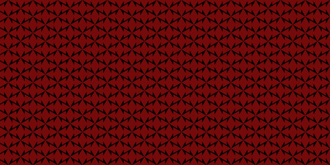 Abstract Red Black geometric seamless pattern Repeating background Retro Geometric motif Fabric design Textile swatch Dress man shirt fashion garment scarf wrap allover print Red texture. Simple. Tile