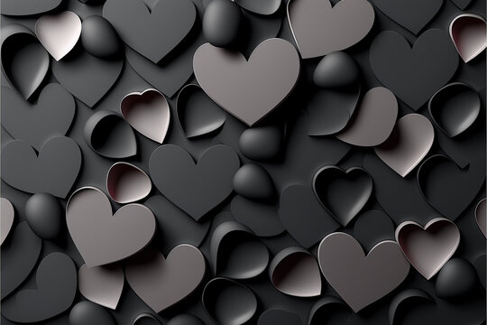 Top 999+ Black Heart Wallpaper Full HD, 4K✓Free to Use