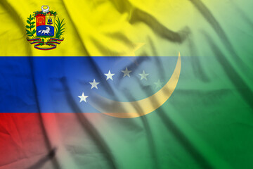 Venezuela and Mauritania national flag international relations MRT VEN