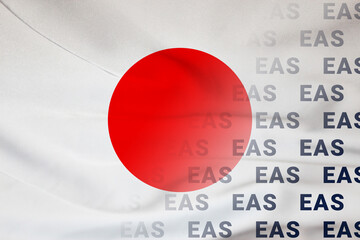 Japan flag EAS symbol union