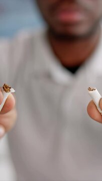 Cigarette Replacement Therapy. Sticky Nicotine Patch