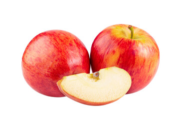 red apple isolated on transparent png