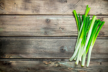 Fresh green onions.