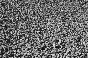 Limestone gravel material - fullframe 