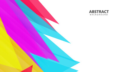 Abstract geometric colorful background vector