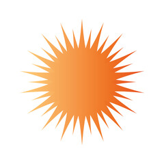 sun simple vector