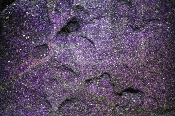 purple amethyst crystal mineral as nature background