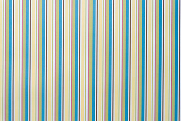 Obraz premium scrapbook paper with mostly yellow and blue green vertical stripes