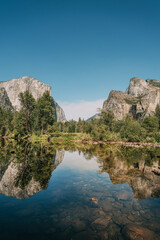 Reflection lake at Yosemite
