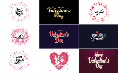 Love word art design with a heart-shaped background and a sparkling effect