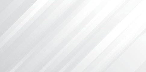 Fototapeta premium Abstract white and grey line background, modern metal light vector background.