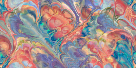 melting sunset sky colors marbled seamless tile