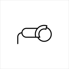 Industrial saw icon. vector illustration isolated on white background