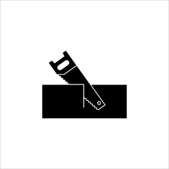 Industrial saw icon. vector illustration isolated on white background