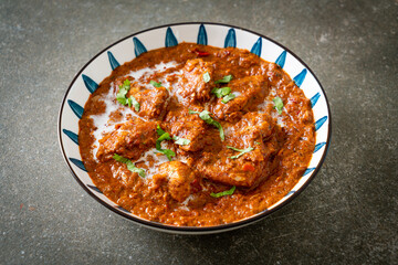 chicken tikka masala spicy curry meat food