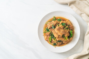 Stir Fried Fish with Chinese Celery