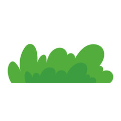 Obraz premium natural green grass bushes decorate environmental ecology cartoon scene