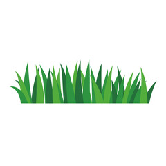 natural green grass bushes decorate environmental ecology cartoon scene