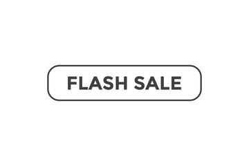 Fototapeta premium Flash sale button web banner templates. Vector Illustration 