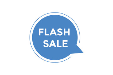 Flash sale button web banner templates. Vector Illustration
