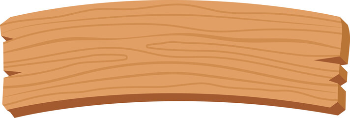 wooden badge banner, wooden plank plate