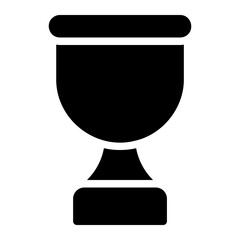 Obraz premium trophy glyph icon