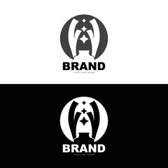 Trophy Logo Design, Award Winner Championship Trophy Vector, Success Brand