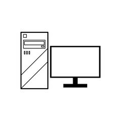 computer icon vector