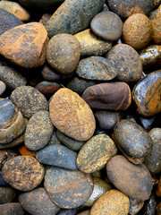 Closeup of stacked rocks that can be used for background images.