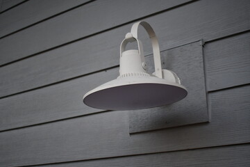 mounted lamp on building
